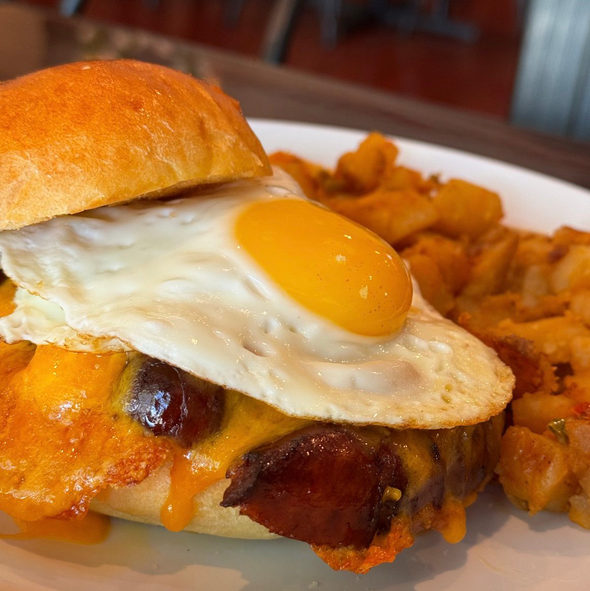 Sweet & Spicy Breakfast Sammy.