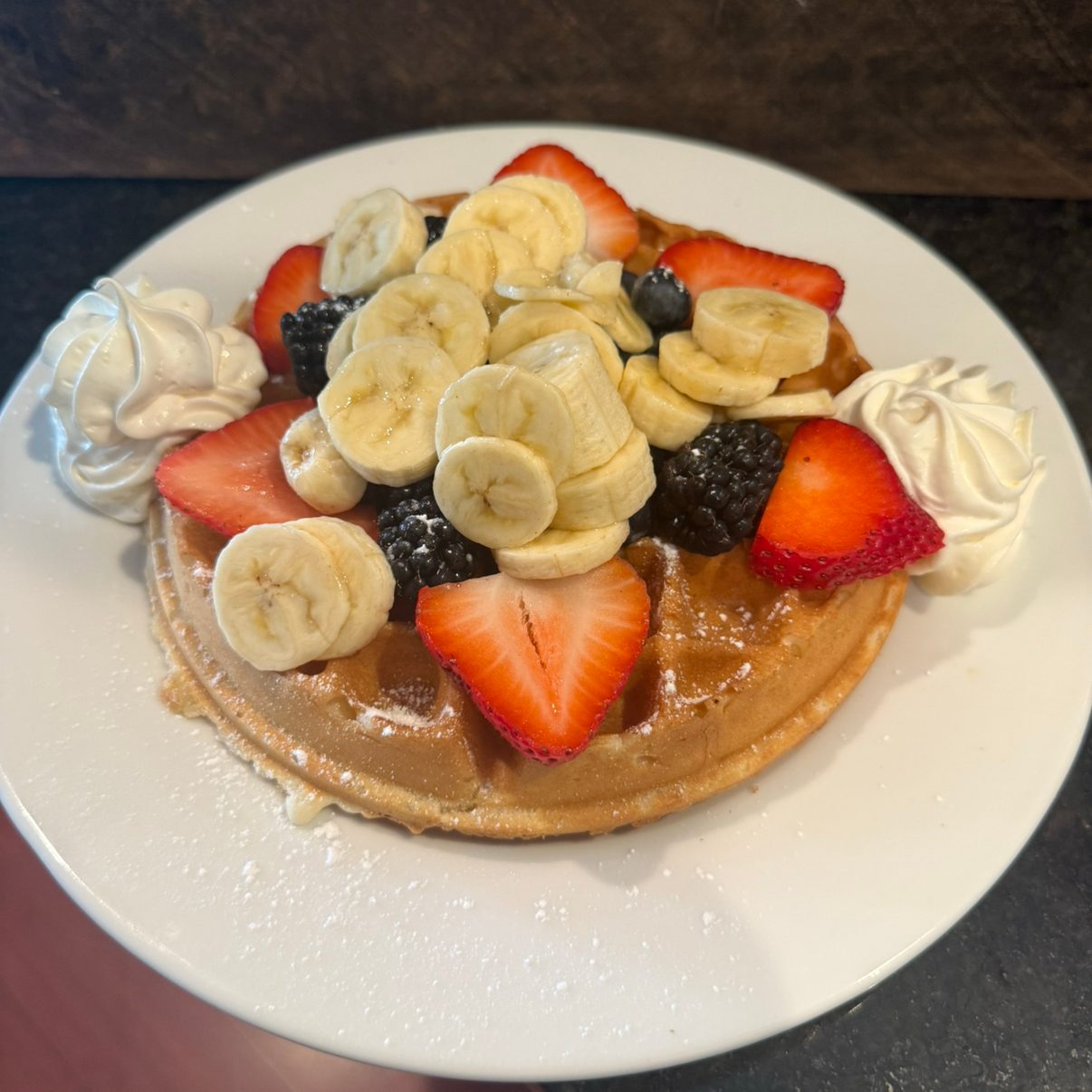 TRADITIONAL BELGIAN WAFFLE.