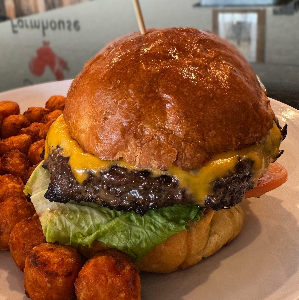 BULL ON A BUN.