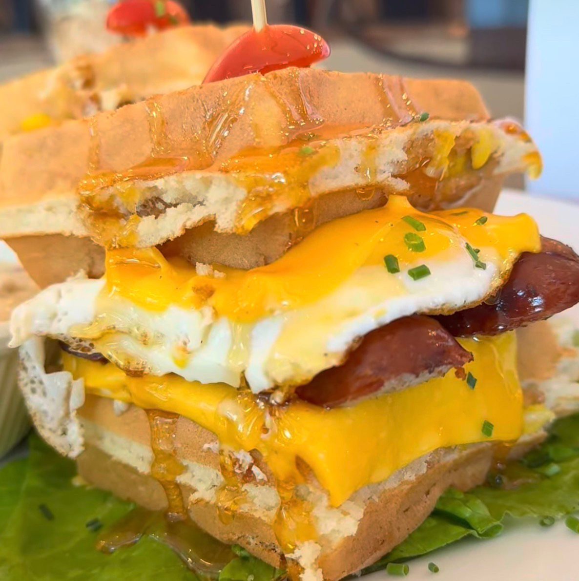 Corn Nugget Waffle.