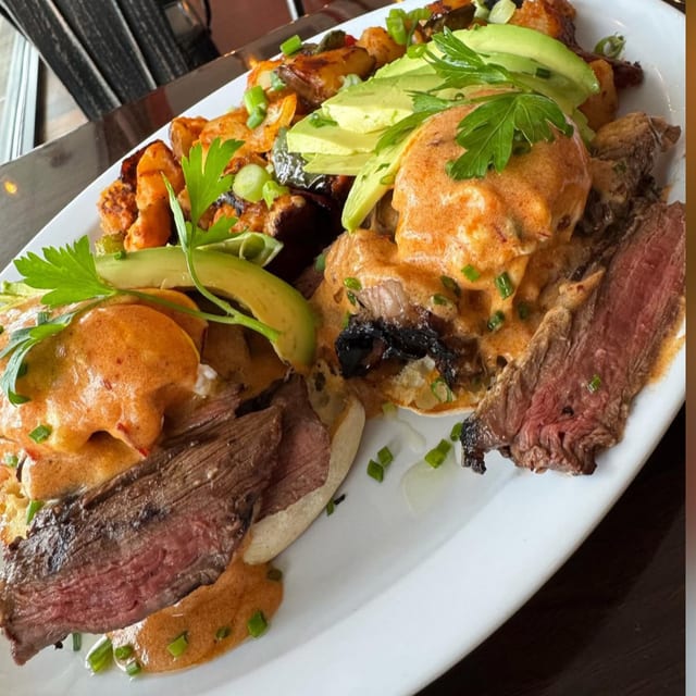 Skirt Steak Benny.