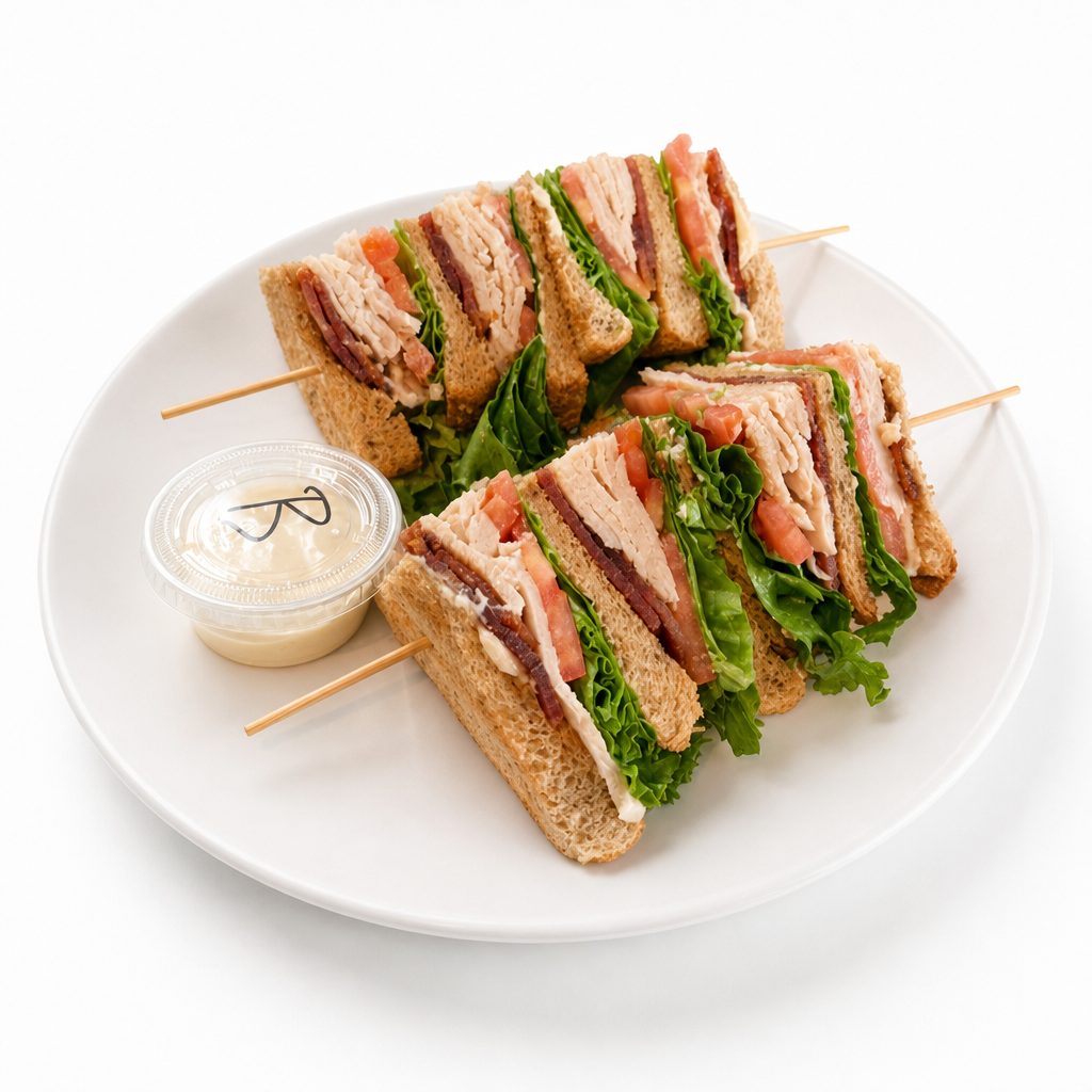 Oven Roasted Turkey Club.