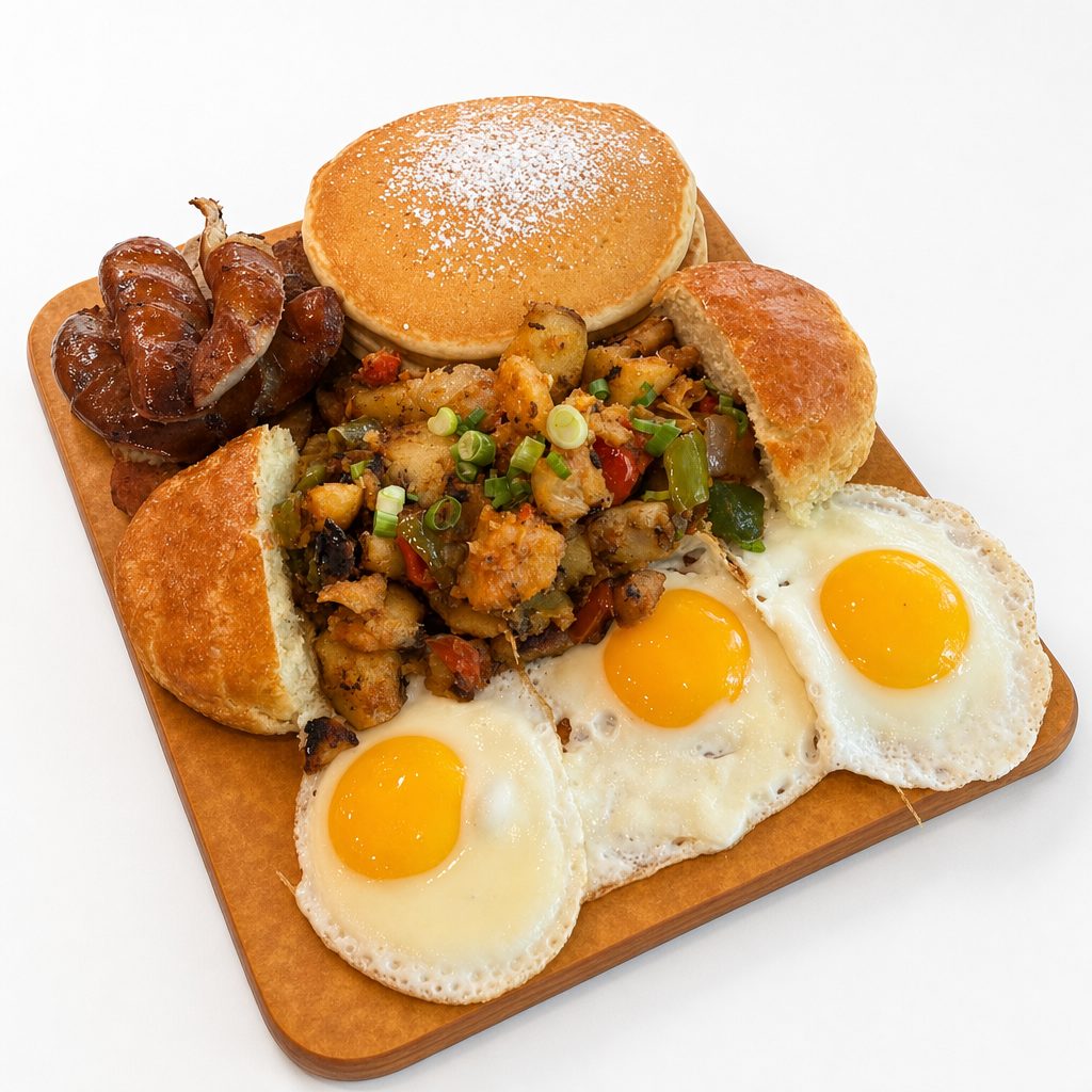 Fully Loaded Breakfast Board.