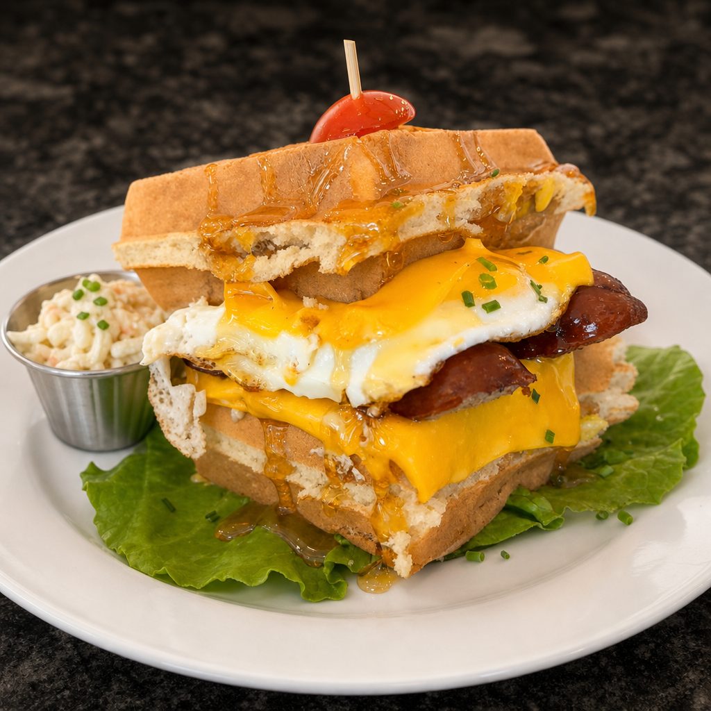 Corn Nugget Waffle.