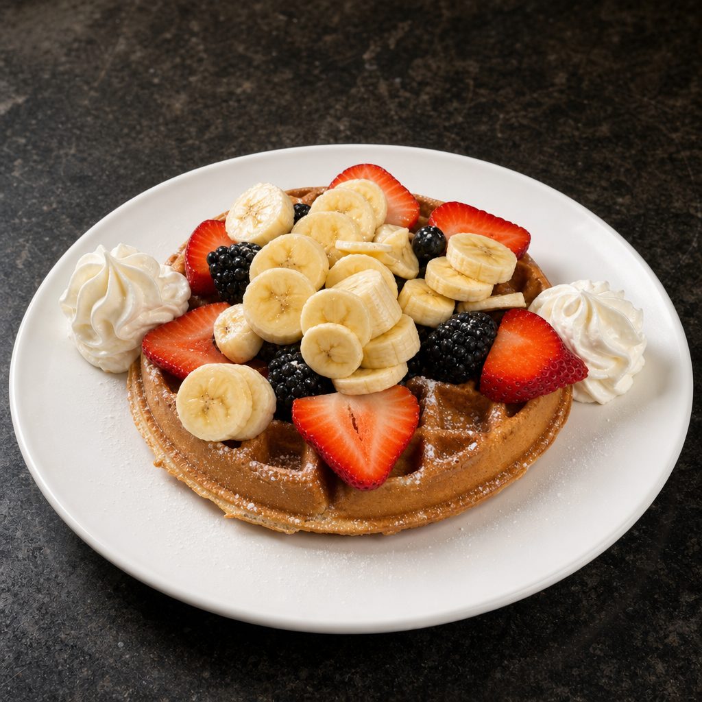 TRADITIONAL BELGIAN WAFFLE.