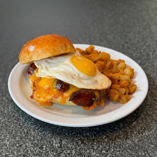 Sweet & Spicy Breakfast Sammy.