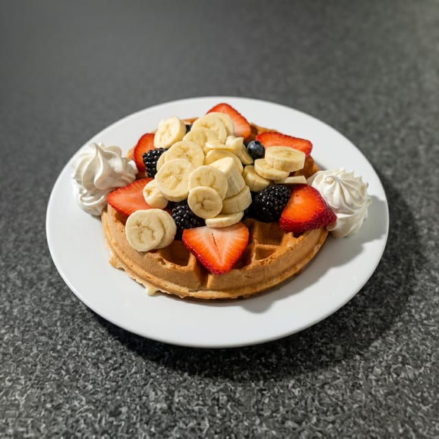 TRADITIONAL BELGIAN WAFFLE.